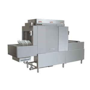 V-TAI mini conveyor dishwasher, transparent background.